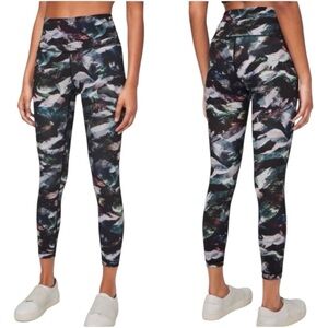 LULULEMON Wunder Under High-Rise Tight 25" Luxtreme Glacier Starlight Legging 4